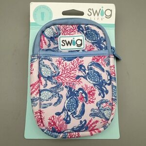 Swig Life Crabby Coral Mega Mug Pouch Blue Crab RETIRED NWT